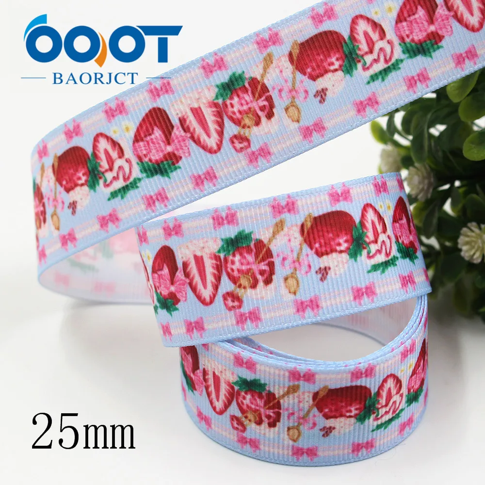 OOOT BAORJCT I-191211-2697, 25 мм, 10 ярдов мультфильм термотрансферные печатные корсажные ленты, лук кепки DIY аксессуары украшения