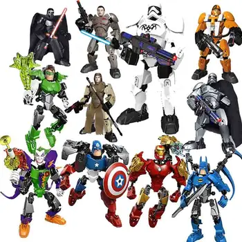 

Marvel Avenger Star Wars Solo Han Maul Darth White Figure toys building block