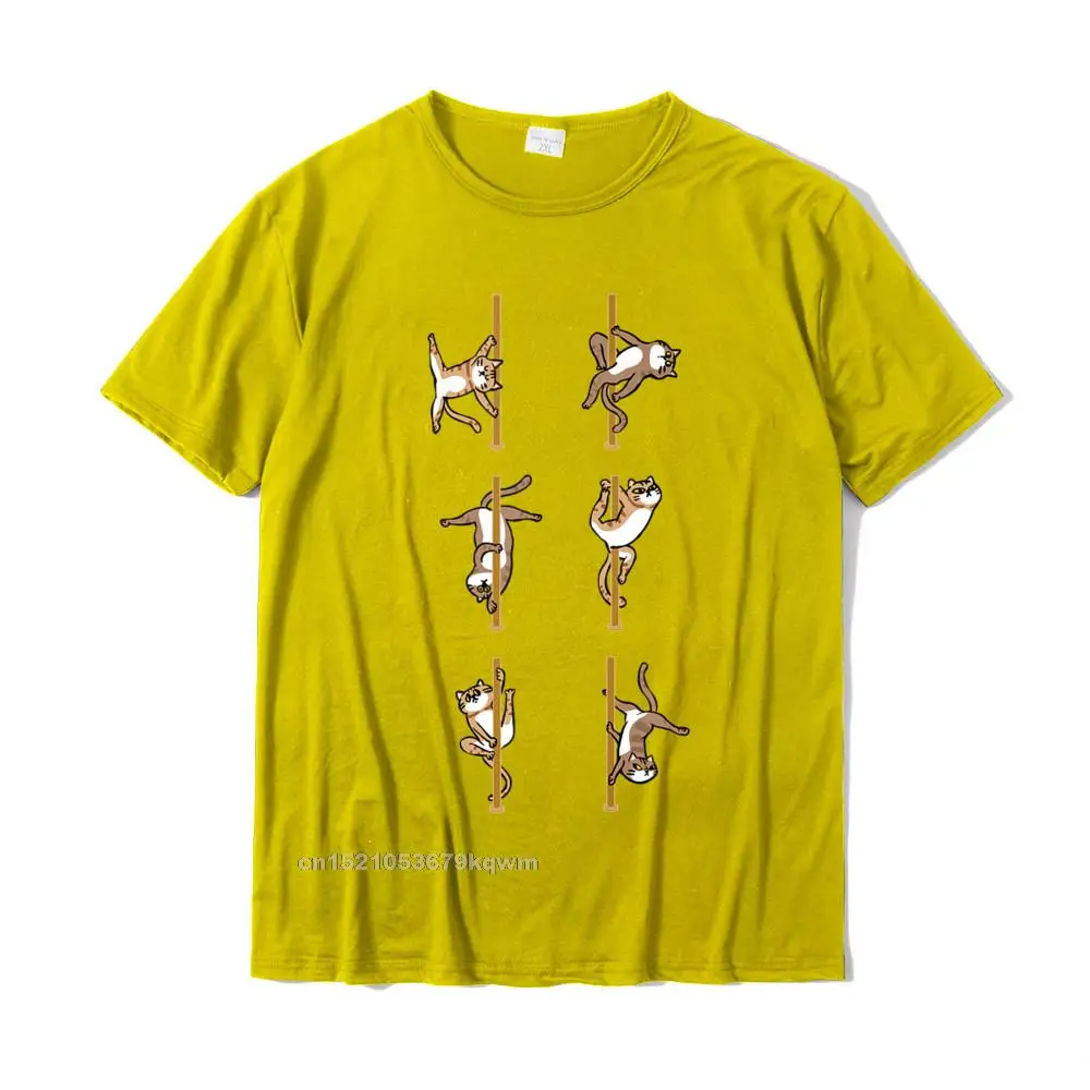  Mens T Shirt cosie Geek Tops T Shirt 100% Cotton Fabric O-Neck Short Sleeve Group Top T-shirts Summer Drop Shipping Cats Pole Dancing Club Tank Top__3663 yellow