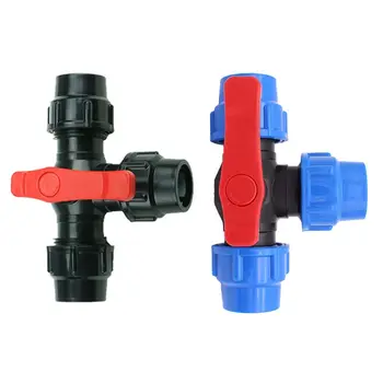 

PE three-way quick connect valve plastic valve inner diameter 20/25/32mm 11UA