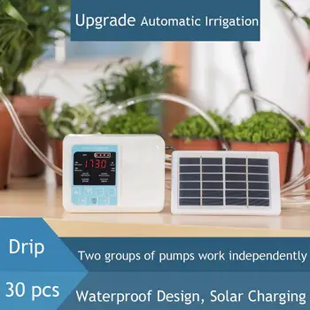 

Intelligent Water Pump Solar Garden Automatic Watering Device Solar Energy Charging Timer System Potted Plant Drip Irrigation