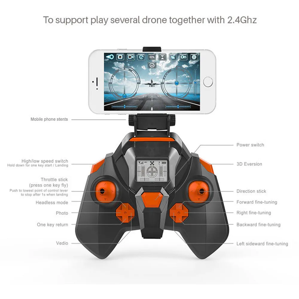 X10 2,4 Ghz Дрон с HD камерой FPV Безголовый режим RC Квадрокоптер удержание высоты Дистанционное управление вертолет Самолет Игрушки для мальчиков