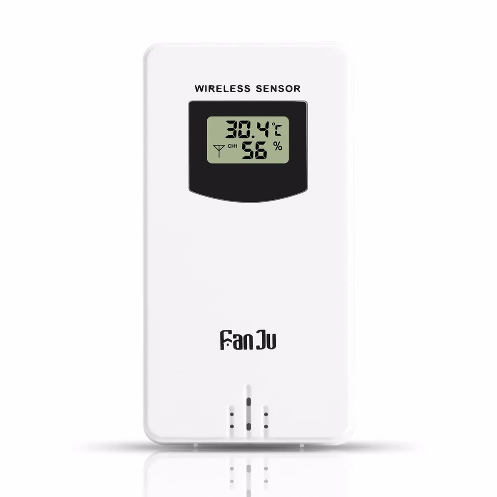Fanju цифровой датчик температуры и влажности беспроводной гигрометр электронный термометр в/на открытом воздухе используется с метеостанцией
