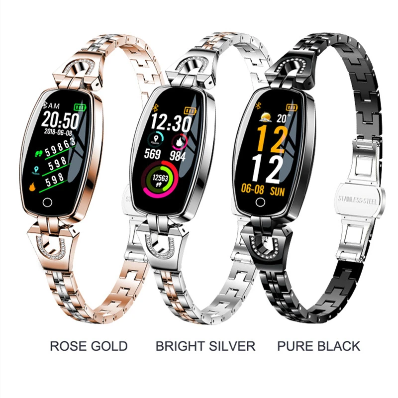 

H8 Smart Watch Women Fashion Waterproof Heart Rate Monitoring Bluetooth For Android IOS Fitness Bracelet Smartwatch 1yw