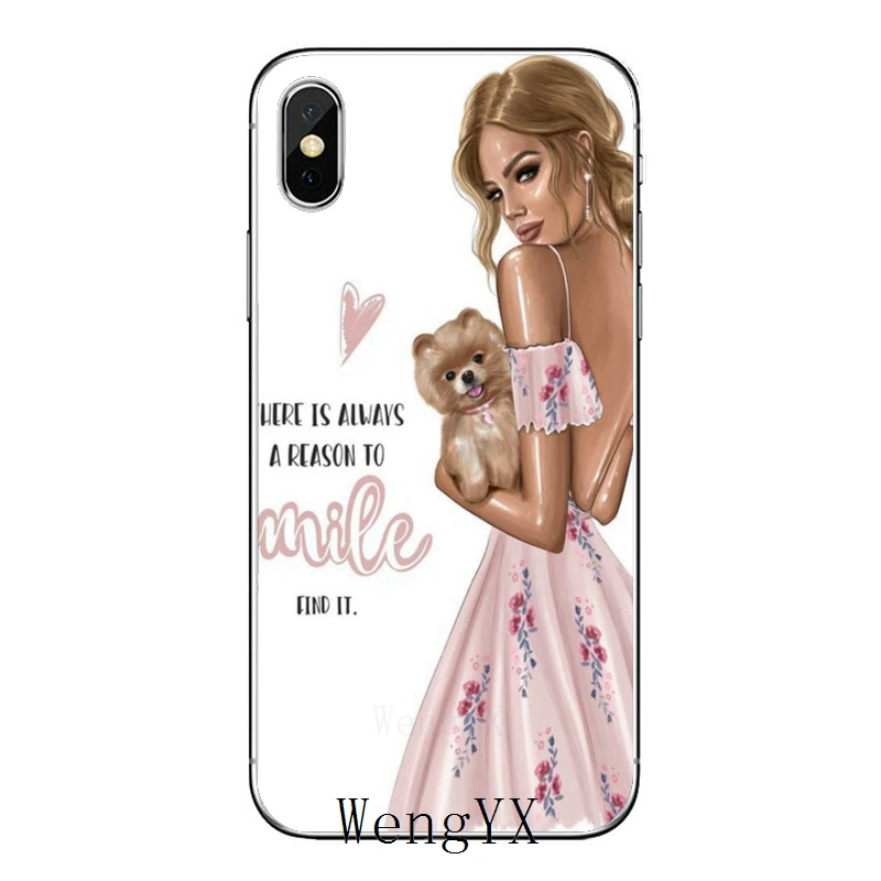 VOGUE Princess Girl Female boss coffee Phone Case For Xiaomi Mi 9 8 SE Pro A2 Lite 6X 5 4 A3 A1 Note Max Mix 2s 3 Pocophone F1 