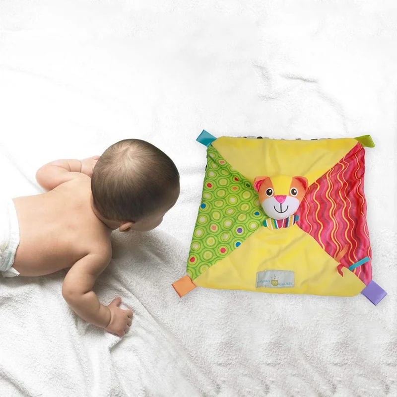 Новорожденный мягкий ребенок милый животное кукольная игрушка подарок Детская игрушка для младенцев одеяло для сна Прорезыватель игрушки