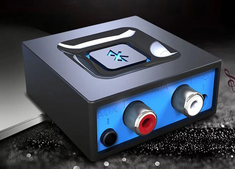 Bluetooth 5,0 аудио приемник беспроводной Bluetooth аудио адаптер без потерь HiFi стерео APTX поддержка AUX+ 2* RCA вход G1049