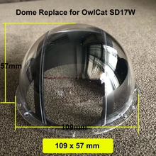 109x57 мм 4 дюйма акриловый купол Защитная крышка безопасности видеонаблюдения cctv камера корпус Анти-пыль чехол для OwlCat SD13W SD17W SD19W
