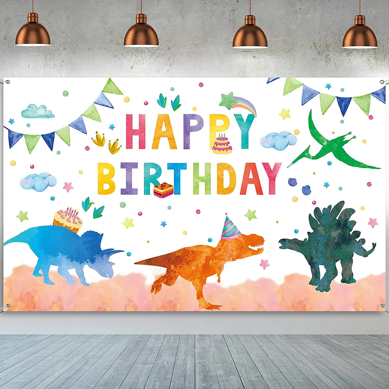 Happy Birthday Party Backdrop Supplies Dinosaur Background Boy/Girl Gaming  Banner Decoration Baby Showers And Photo Props|Background| - AliExpress