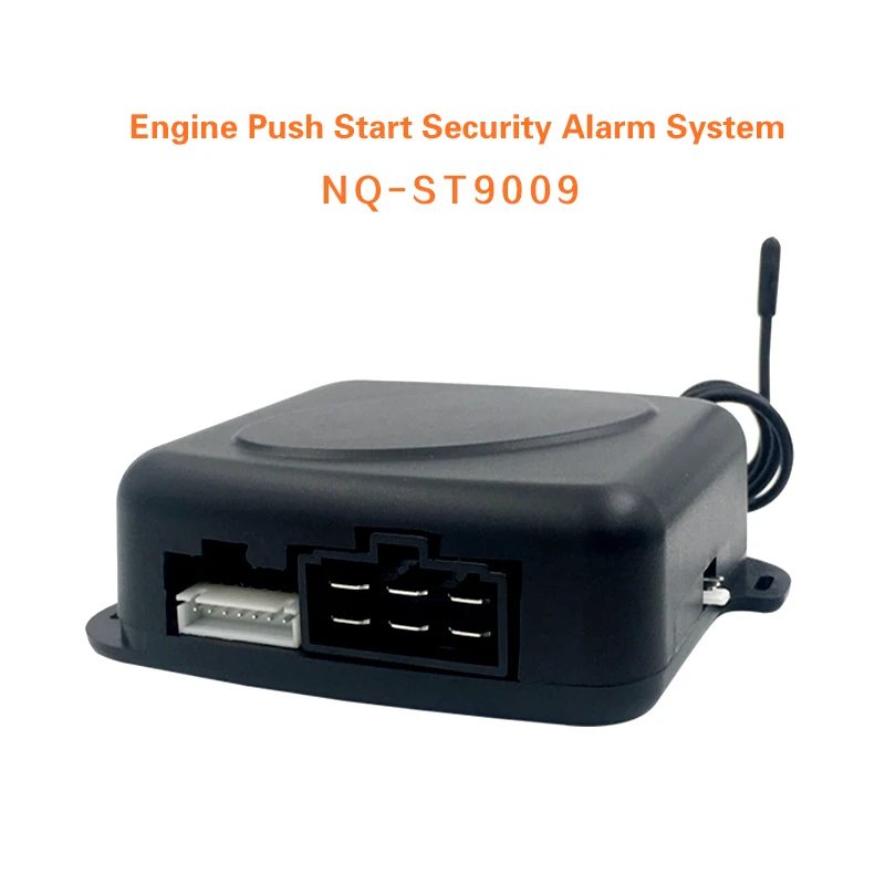  Balight One Way Car Alarm System with Engine Start LCD Remote Control Key Fob Case For B9 with sili