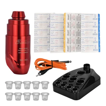 

Tattoo Machine Set Powerful Permanent Makeup Needle Cartridges Tools with Power Supply Grips for Body Art