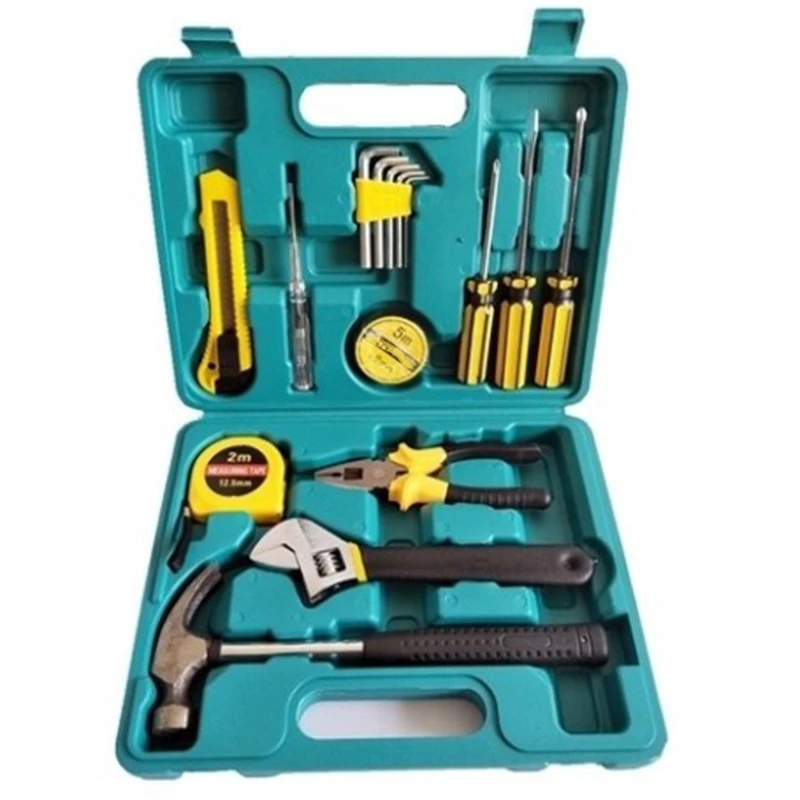 Home Repair Tool Set Metal Box Hand Household Kit | Инструменты