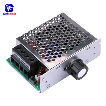 

diymore 10000W AC 110 -220V SCR Motor Control Electronic Regulator Adjustable Potentiometer Dimming Speed Control Aluminum Shell