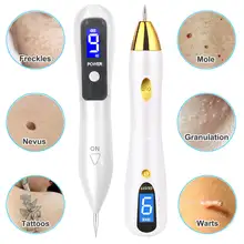 Лазерная татуировка моль карандаш для удаления веснушек 9 уровень ЖК-Развертки Пятно моль удаление бородавки Темный невус кожи тег для удаления красота уход машина