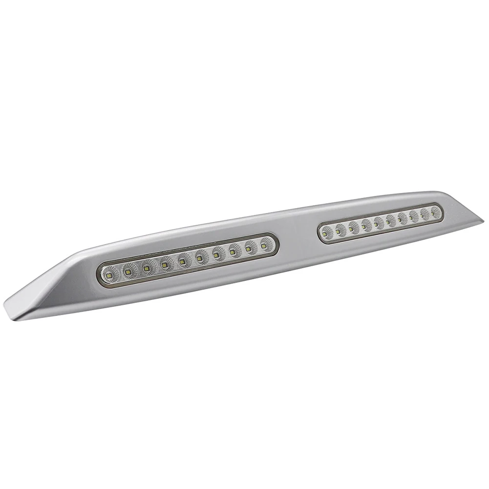 12V RV Awning Light 20 LED Marine Caravan Camper Exterior Porch Lamp Waterproof Caravan Porch Camping Lamp New Arrival - Цвет: Серебристый