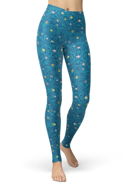 Space Galaxy Print Leggings for Women 