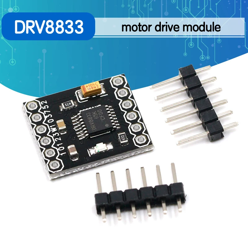 DRV8833 2 канала драйвер двигателя постоянного тока зарядная Модульная плата 1.5A 3V 10V h
