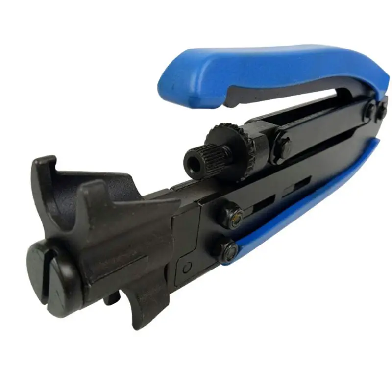 

Complete Adjustable Universal Compression Tool for Coax RG6 RG59 RG11 Cable F-Connector Connectors Cable Crimper Steel Tool