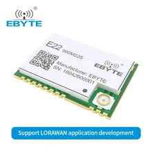 

SX1262 868MHz Module Electronic Components 22dBm Wireless Transceiver LoRa GFSK IOT Long Range 7km EBYTE E22-900M22S SPI