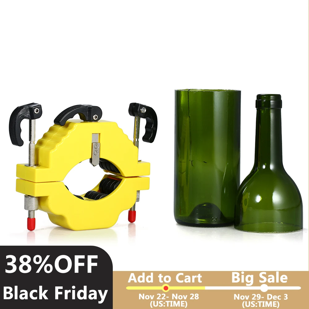 

Glass Wine Beer Champagne Bottle Cutter Stainless Steel Better Cutting Control Create Glass Sculptures Catchers Flowerpot Making
