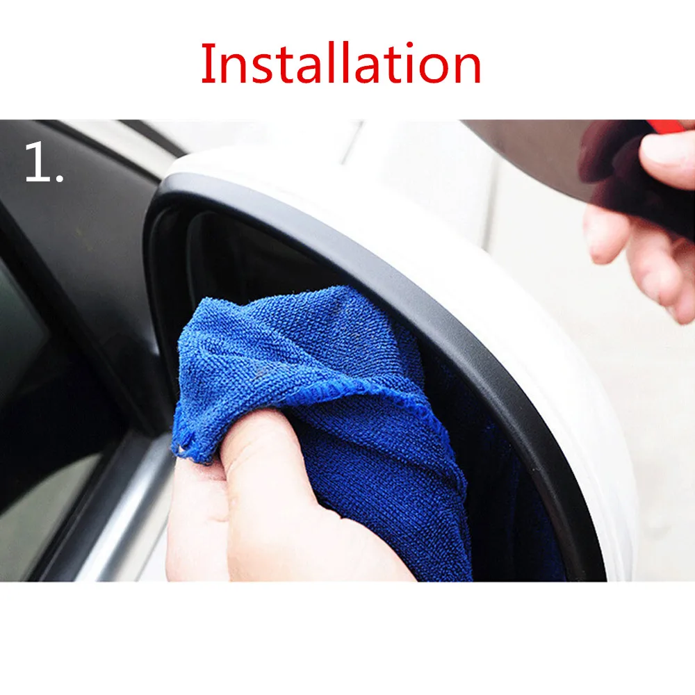 Car Side Mirror Rain Cover Car Rain Eyebrow For Skoda Citigo Citijet Combi Fabia Kodiaq Superb Vision Yeti Snow Guard Shield