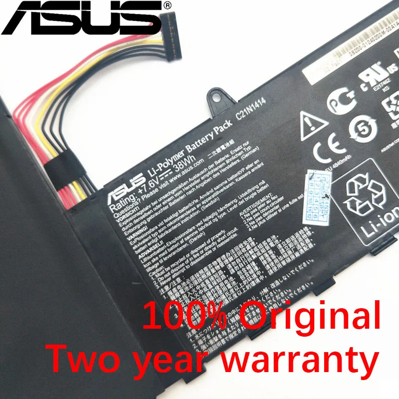 ASUS C21N1414 EeeBook X205T X205TA X205TA-BING-FD015B 11," 7,6 V 38Wh Аккумулятор для ноутбука