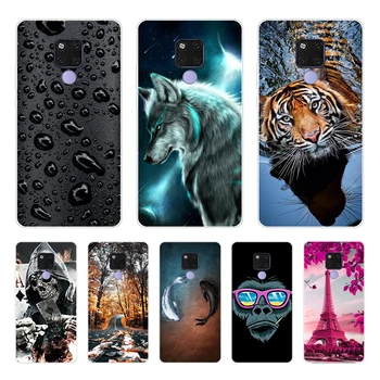 

Soft silicone Case For Huawei Mate 20 pro Transparent new design Phone shell For Huawei Mate 20 X Cover Coque Capa for mate20