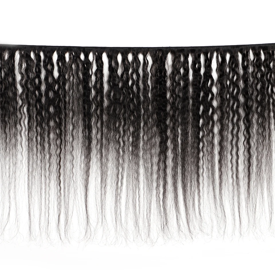 Angel Grace Hair Kinky Straight Hair Brazilian Weave Bundles 4 pcs 100g Coarse Yaki Remy Human Tissage Cheveux Humain