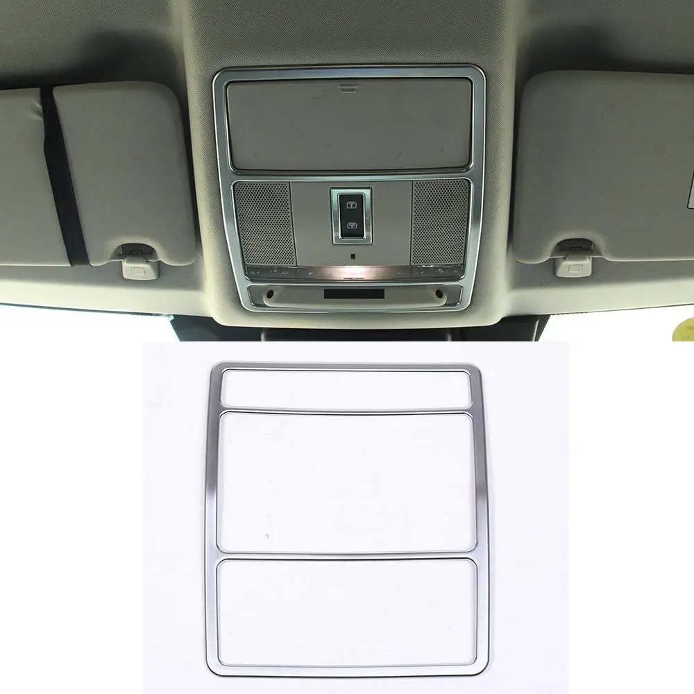 

Chrome Roof Reading Light Frame 1pc For Discovery Sport 2015 2016 Rangerover Evoque 2012-2018 For XE 2015-2017 Car Accessories