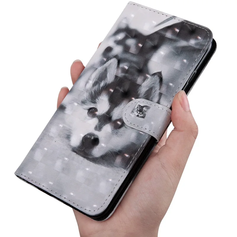 3D кожаный чехол для samsung Galaxy A50 чехол A 50 карта стенд Печатный чехол для телефона samsung A50 чехол A505F флип-Обложка