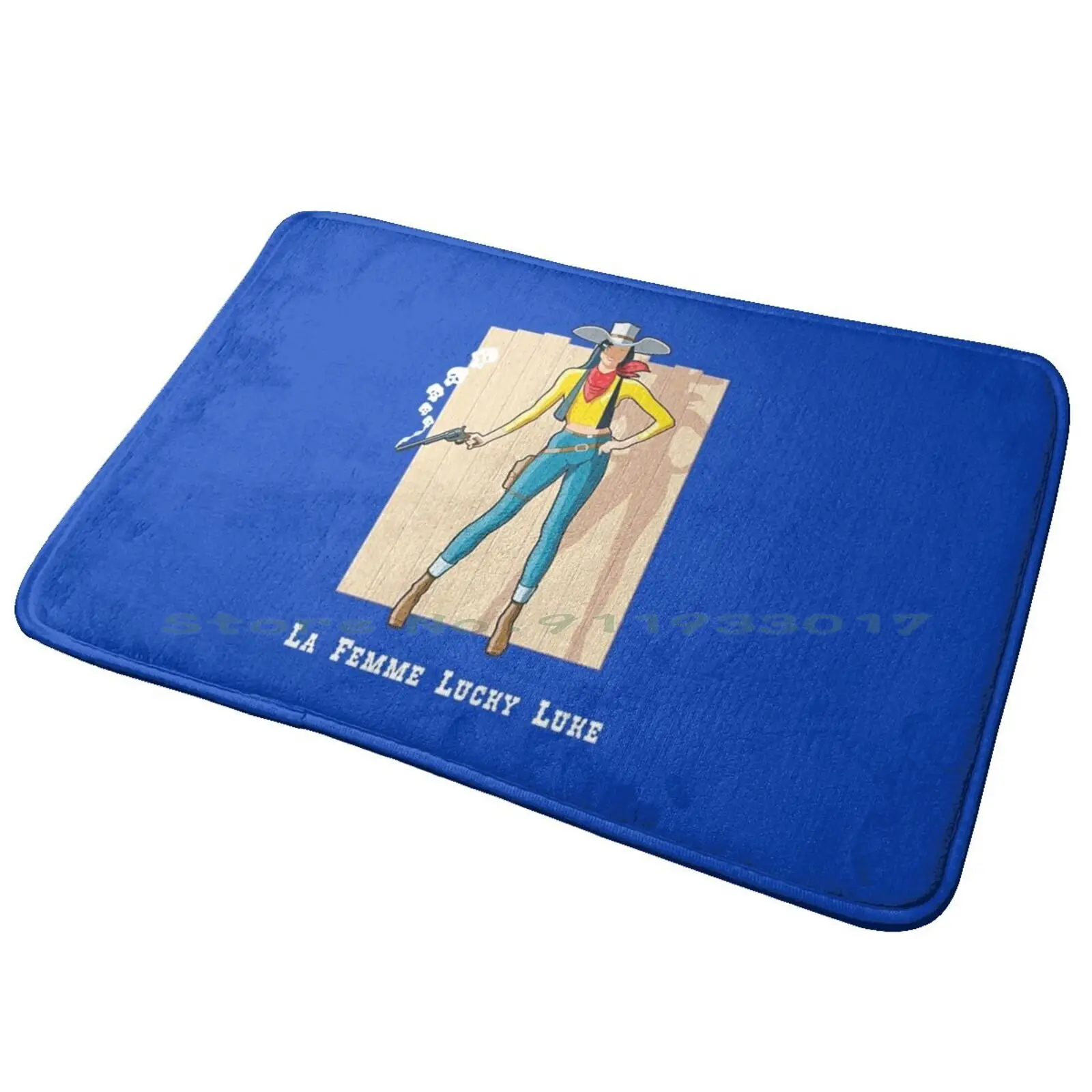 Lucky Luke Zerbino D'Ingresso Tappetino Da Bagno Tappeto Kendall Roy Logan Roy Cousin George Waystar Royco Logo Tv Roman Roy Shiv Roy Best