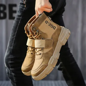 

2019 New Men Boots Autumn Winter Ankle Boots Classic Men's Martin Boots Men High Quality Chelsea Men Warm Shoes