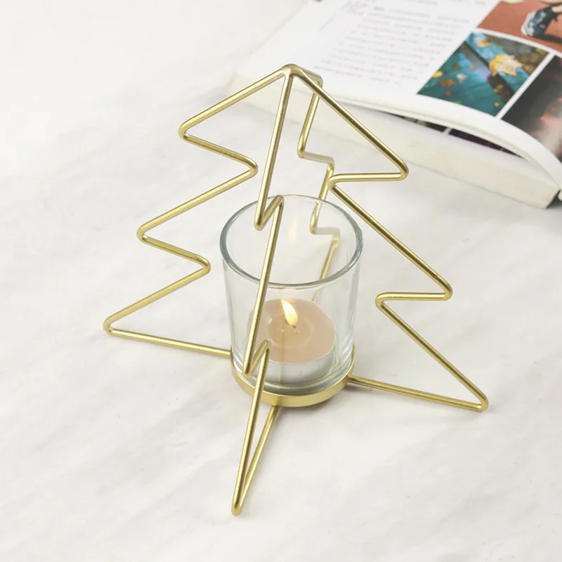 

Christmas Tree Holiday Party Party Creative Decoration Candle Holder Candle Holder