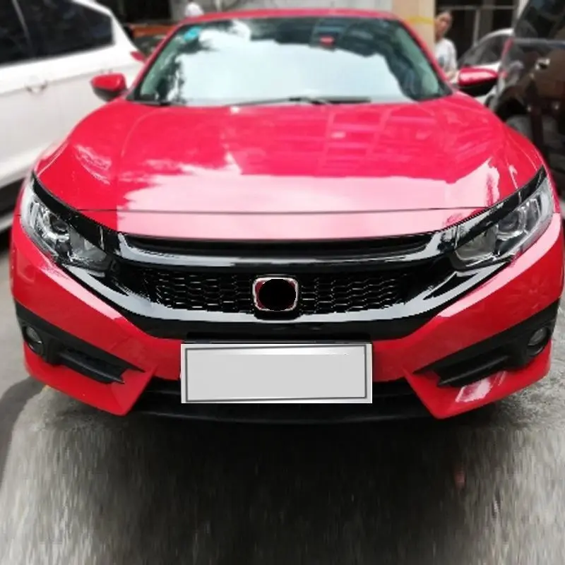 Модификации внешней Automovil автомобильные аксессуары автомобиль Молдинги автомобильные аксессуары гоночные решетки, 16, 17, 18, для Honda Civic