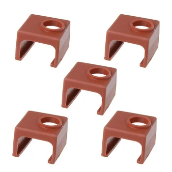 

Silicone Heater Block Cover High Temperature Resistance Silicone Socks(Set of 5Pcs,MK10)