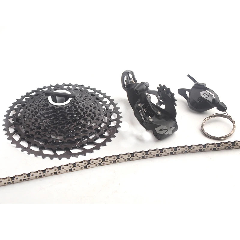 SRAM 1X12 12 скоростей MTB комплект GX цепочка с орлом рычаг переключения передач триггер задний переключатель с NX Eagle кассеты 11-50T PG1230 - Цвет: Without the gauge