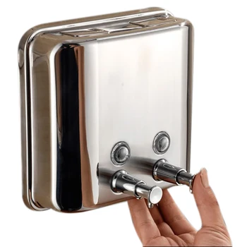 

Liquid Soap Dispenser 1500Ml 304 Stainless Steel Wall-Mounted Bathroom Liquid Hand Sanitizer Dispenser Kitchen