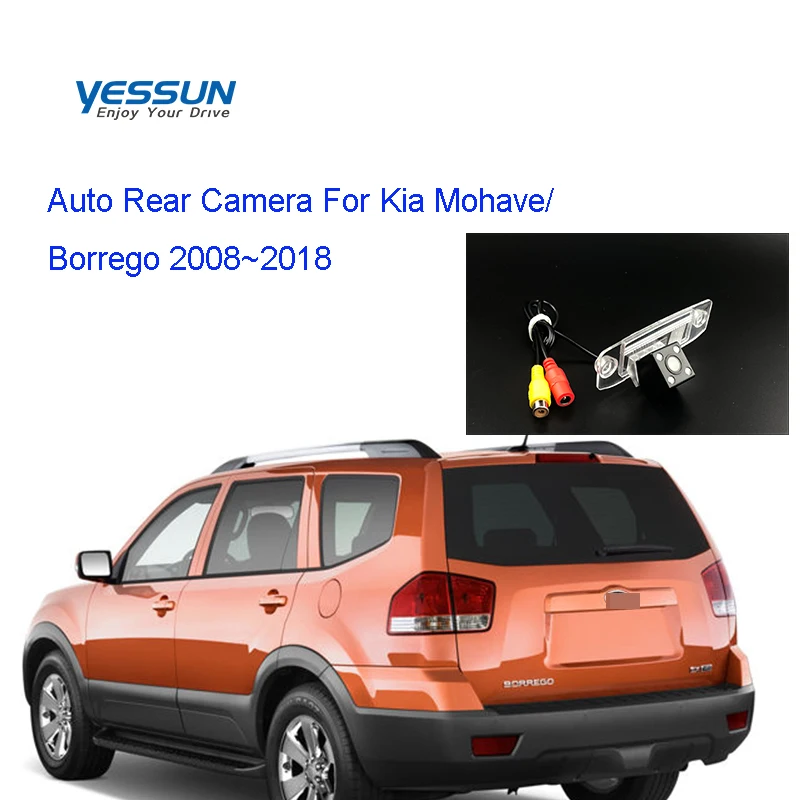 

Yessun Car Rear View Camera HD Night Vision Reverse Camera IP67 DC 12V For Kia Mohave Borrego 2008~2018