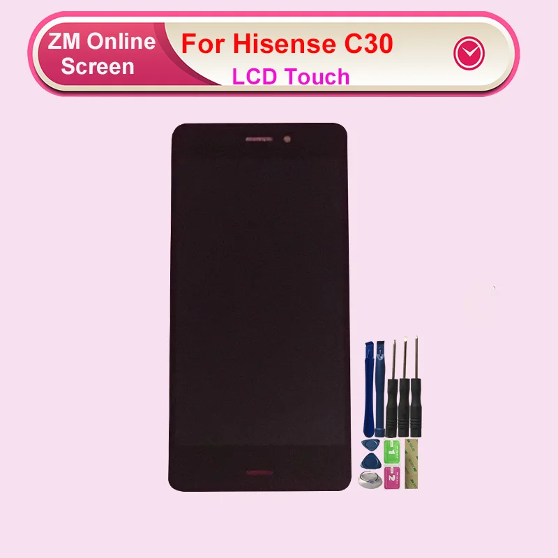 Для Hisense C30 ЖК дисплей с сенсорным экраном дигитайзер сенсор Замена инструментами