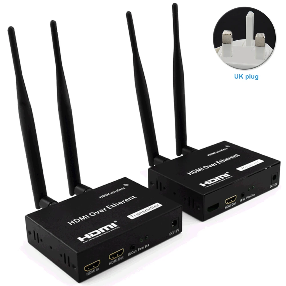 200 м HDMI удлинитель передатчик набор адаптер wifi электронный сигнал отправка петли беспроводной приемник домашний аудио видео Портативный ТВ