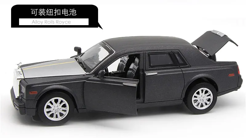 1:32 Rolls-Royce Phantom модель автомобиля сплав 3 открытая дверь моделирование звук и светильник оттягивание детская игрушка модель автомобиля