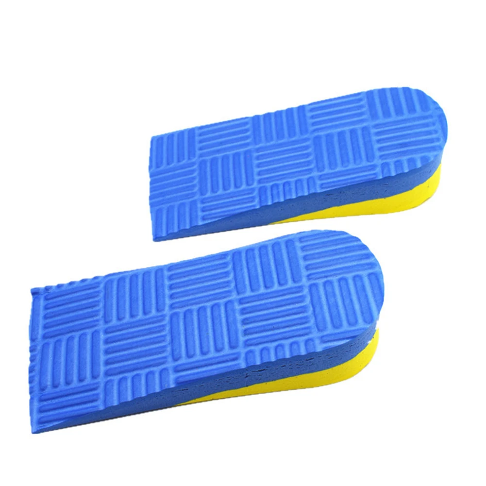 Massage Increased Insole Unisex Invisible Heightening Insoles Coded Heel Pads Heel Increase Half Shoes Pads New Solid Deodorant