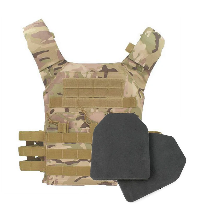 

2pcs Airsoft Wargame Tactical Gear EVA Body Carrier Vests Shock Plate Dummy Foam Hunting Vest 2.2cm Armor Plates Accessories