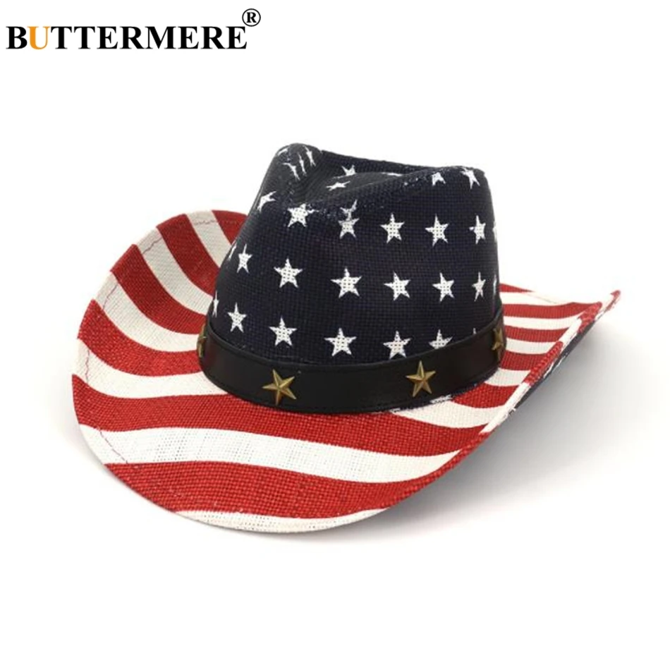 BUTTERMERE Straw Hat Cowboy Men 