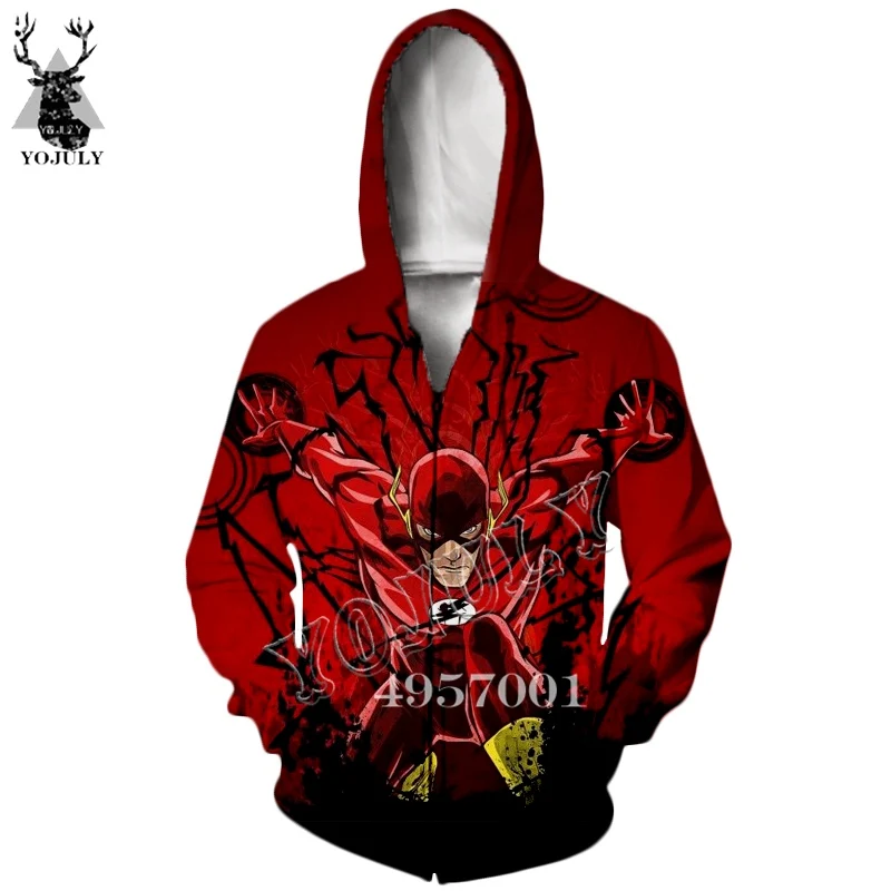 

Marvel Superhero Flash 3D Print Sweatshirts Zip Hoodie Men Street wear Hip hop Pullover/Long Pant Child Casual t shirt top Y589