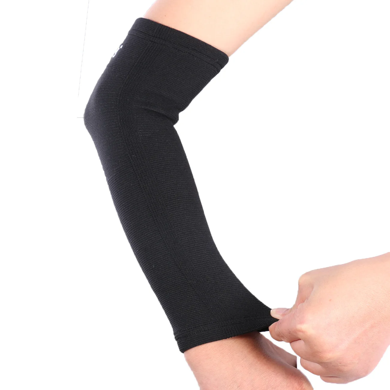 A27 Classic Black Extended Style Sports Elbow Guard-One Pack