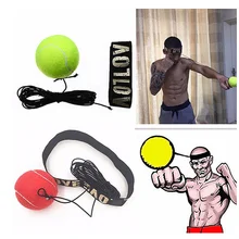 1 м мяч для борьбы боксерское оборудование с головным диапазоном для тренировки скорости рефлектора боксерский удар Муай Тай упражнения Велоспорт боевой колпачок