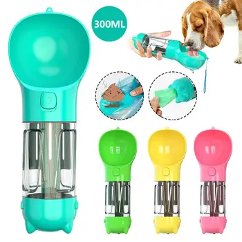 

Multifunctional Pet Drinking Cup Dog Water Bottle Leak-proof Portable Dog Drinking Fountain Garbage Bag Picking Shovel