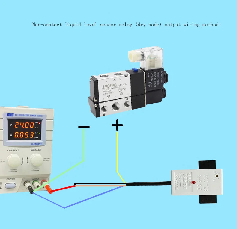 Бесконтактный датчик уровня жидкости Реле сухой узел выход Датчик уровня воды обнаружения XKCY28