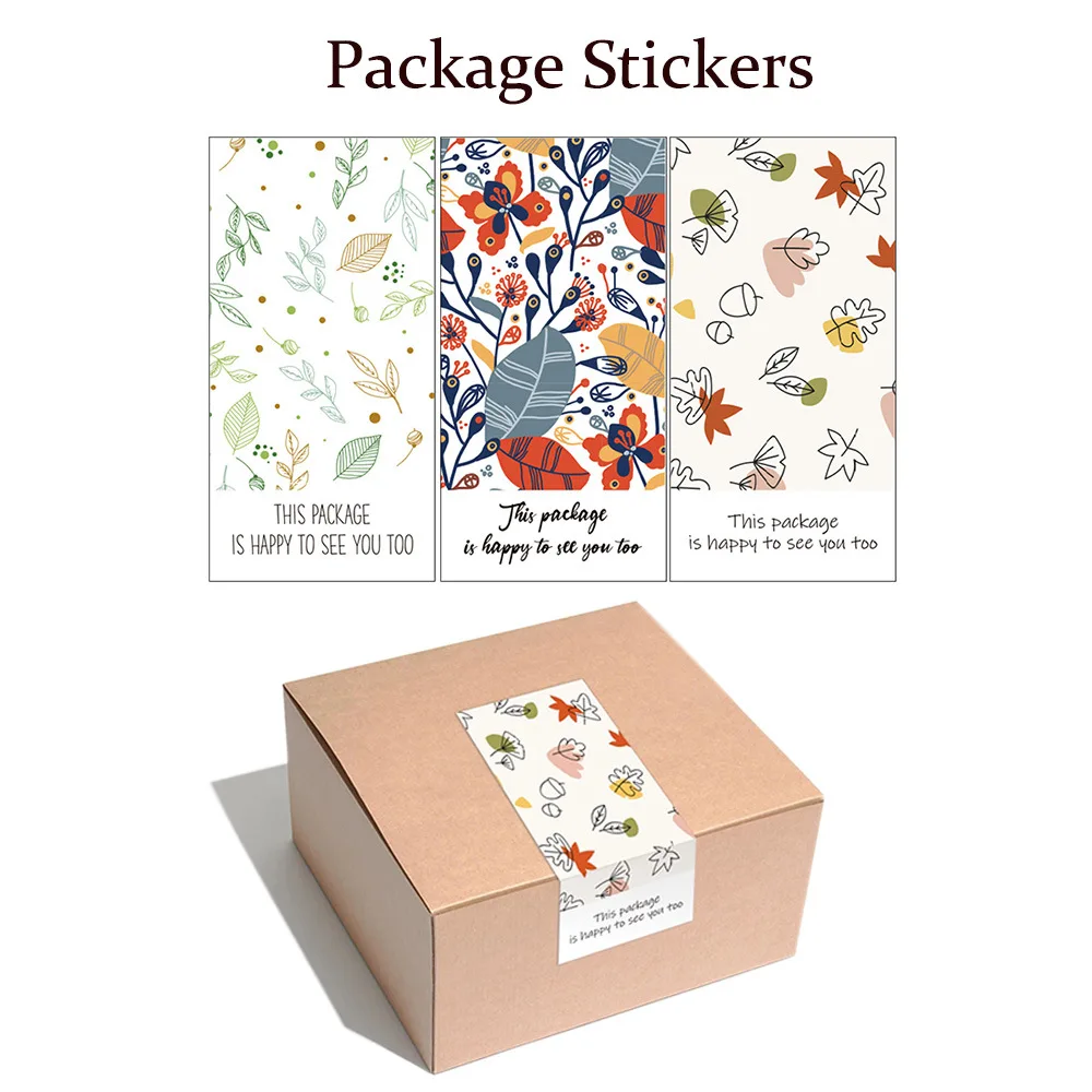50Pcs Green Leaves Botanical Stickers This Package Is Happy To